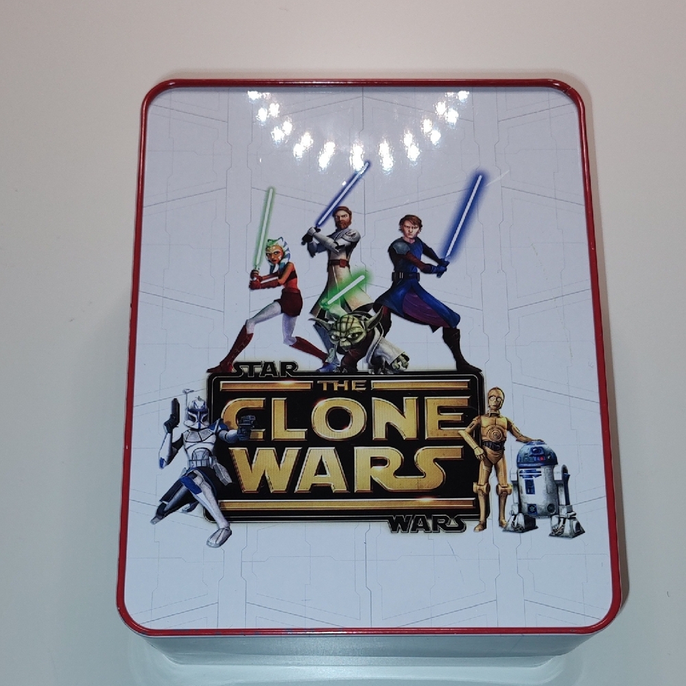 Star Wars Clone Wars Tin Box Metal Storage Case
